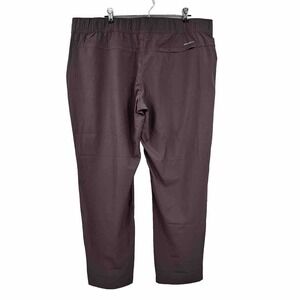 Eddie Bauer Womens XL Traveler Ankle Pant Mauve Stretch Easy‎ Care Cropped